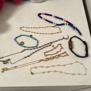 Miscellaneous necklaces + bracelets